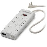 Leviton Surge Protector, Coax & RJ11, 9-Outlet